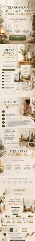 FENG SHUI: Transforma y Armoniza la Energía de tu Hogar + 3 Bonos + Guía completa de aplicación